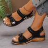 Women's Shoes 2026 Velcro Sandals Women's Large Size New Sandals One-word