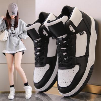 Spring High-top Little White Shoes Women's New Height-increasing Student Board Shoes Trendy Women's Shoes