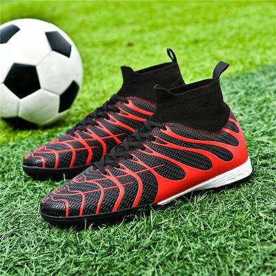 2024 Herren Fußballschuhe Große Größe Ultraleichte Fußballschuhe Jungen Sneakers Rutschfeste AG/TF Fußballschuhe Stiefeletten Unisex