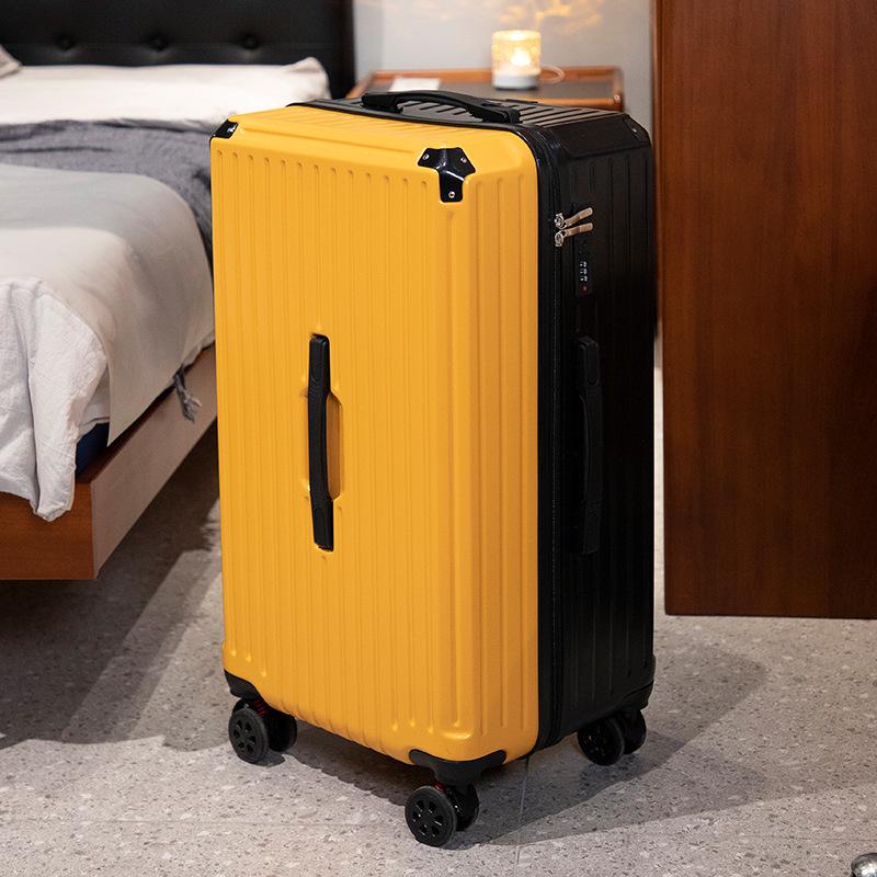 Large-Capacity 28-Inch 5-Wheel Multifunctional Student Suitcase with 24-Inch Durable Travel Option