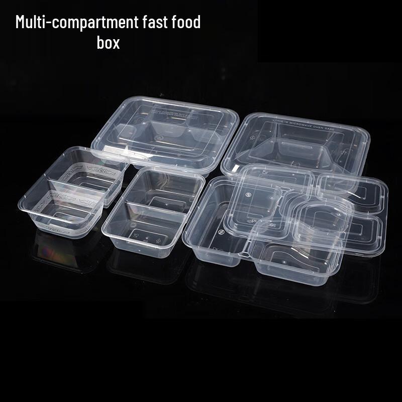

Disposable 4-Compartment Meal Prep Containers
