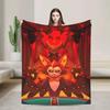 Hazbin Hotel Anime Blanket Soft Warm Bedding Throw Winter Decorative Living Room Print Bedspread