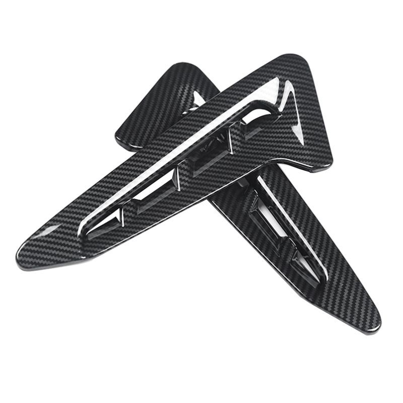 AB26 1Pair Front Side Fender Air Outlet Cover Trim for BMW X3 G01 X4 G02 2018-2024 Car Styling Vent Fender Carbon Fiber