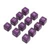 12pcs English Letter Dice Set Educational Fast Paced Strategic Play Scrambled Dice Word Game
