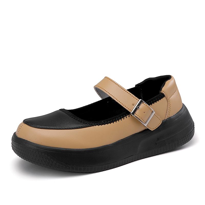 Fashion Women's Mary Jane Shoes 2024 Autumn Shallow Thick Sole Casual Shoes for Women Sneakers Outdoor Buckle Big Size 42 Women's Shoes