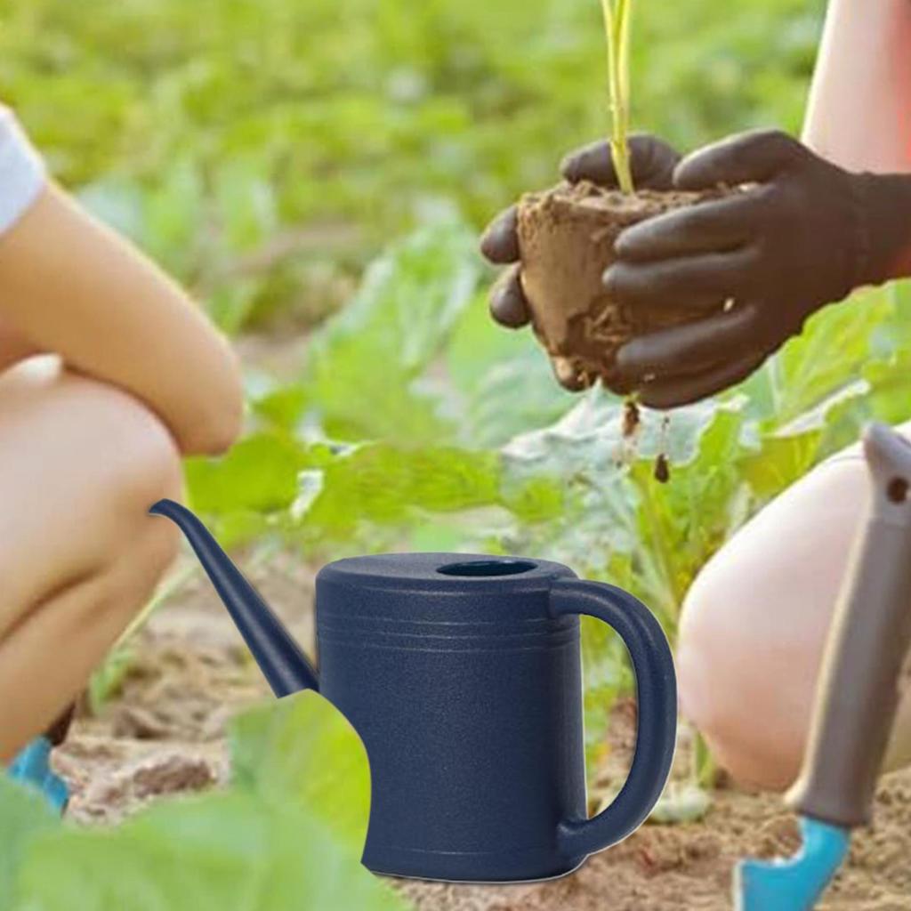 Plant Watering Can 1L Portable Watering Pot Household Transparent Watering Pot Garden Watering Pot Tool For Balcony Patio