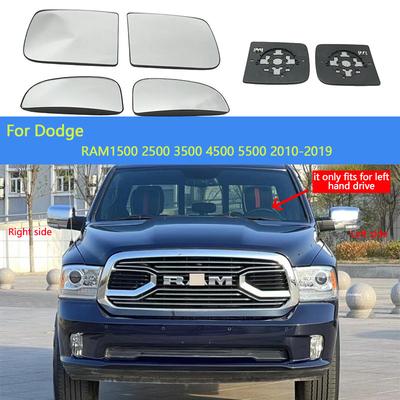 For Dodge Ram 1500 2500 3500 4500 5500 2010- Door Wing Rearview Mirror Glass Side Mirror Lens Heated Side Mirror Glass