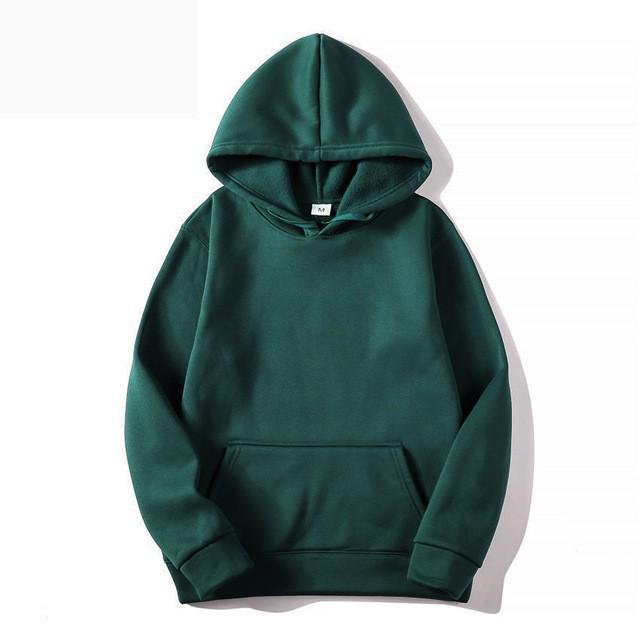 Autumn Unisex Casual 220g Hooded Sweatshirt: Trendy, Loose-Fit for Men and Women