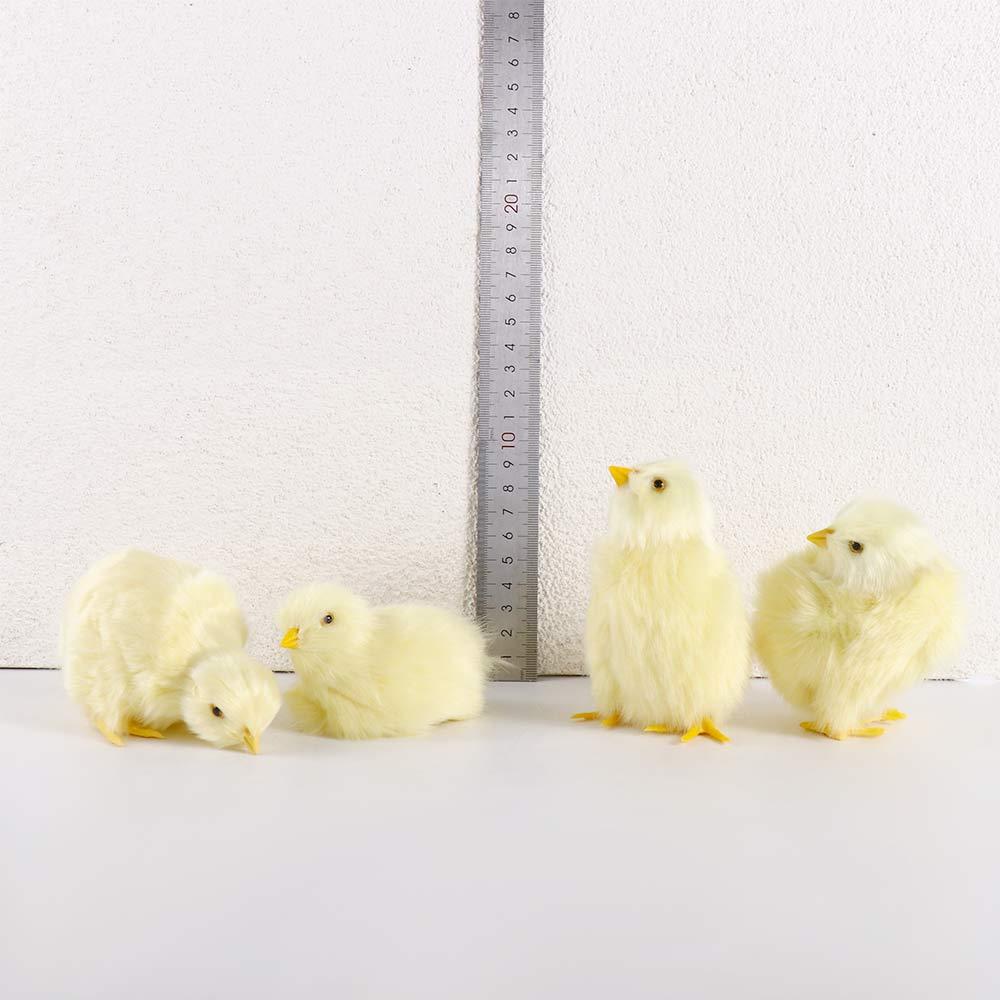 Easter Children Cognition Kids Birthday Gift Chicken Model Animal Doll Plush Toy Simulation Chick