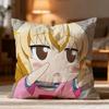 Anime D-Frag Cushion Cover Soft Washable Pillow Case Multi-Scene For Couch Bed Travel Office Use