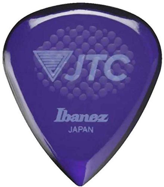 [Set of 5] Ibanez JTC1R-AMTPurple Guitar Picks, 2.5mm, Made of New Tritan Material, Highly Abrasion-Resistant Rubber Grip, Non-Slip
