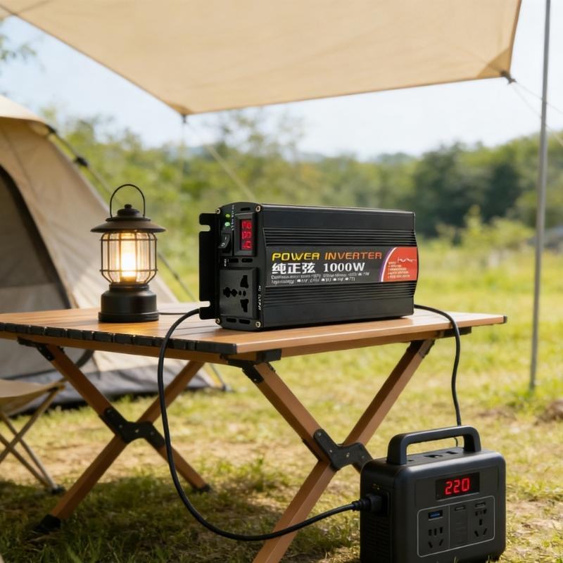 Reliable 1000W Pure Sinusoidal Technology Power Converter 48V Direct Current To 220V Conditioning Suitable For Travel Trailer And Home Backup