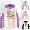 Women's Hooded Sweatshirt Casual Loose Top Jacket Hoodie