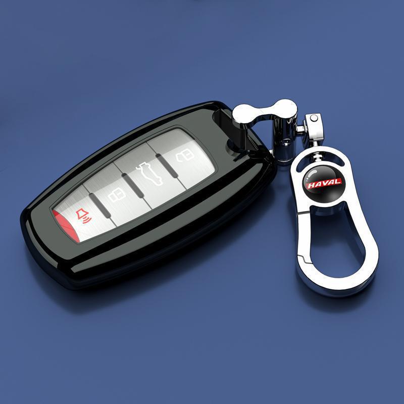 Haval F7 Key Case: Full Protective Shell with Buckle for 19/20 Great Wall Models – Stylish for Men & Women.