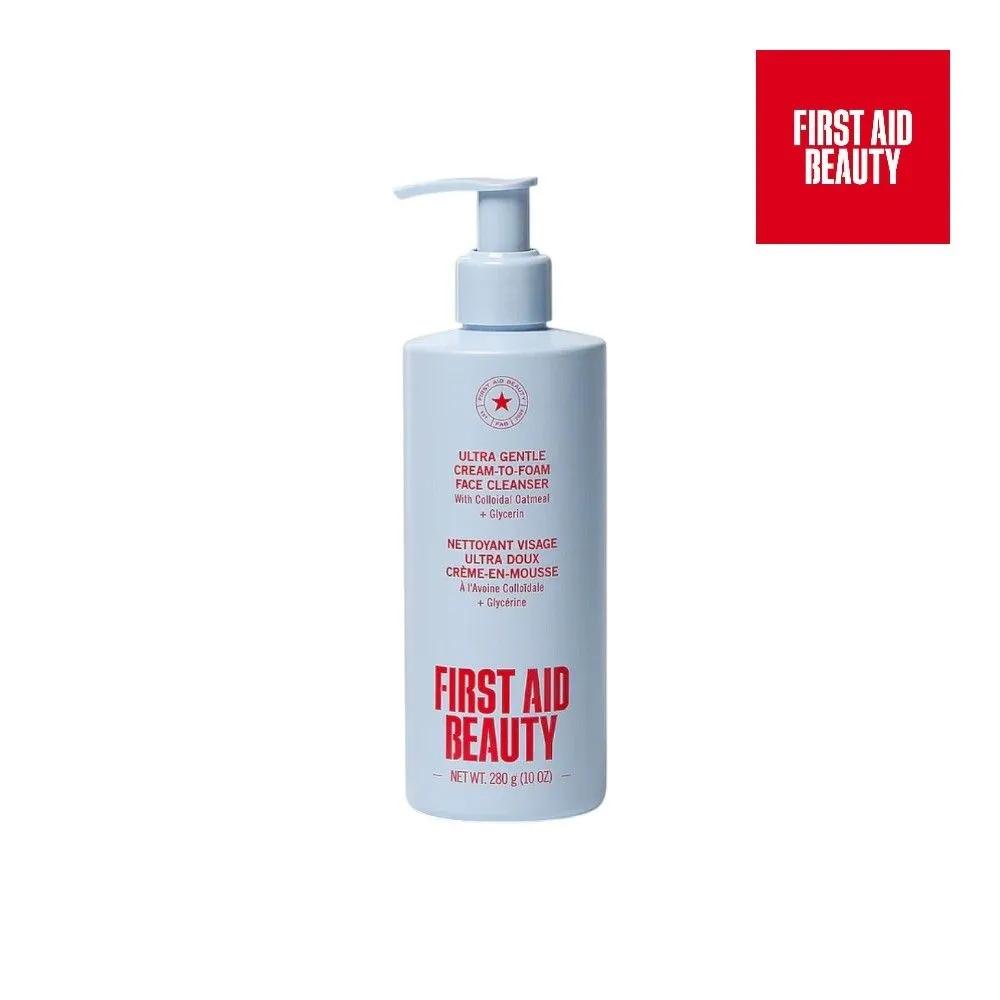 First Aid Beauty Ultra Gentle Cream-to-Foam Face Cleanser 10oz