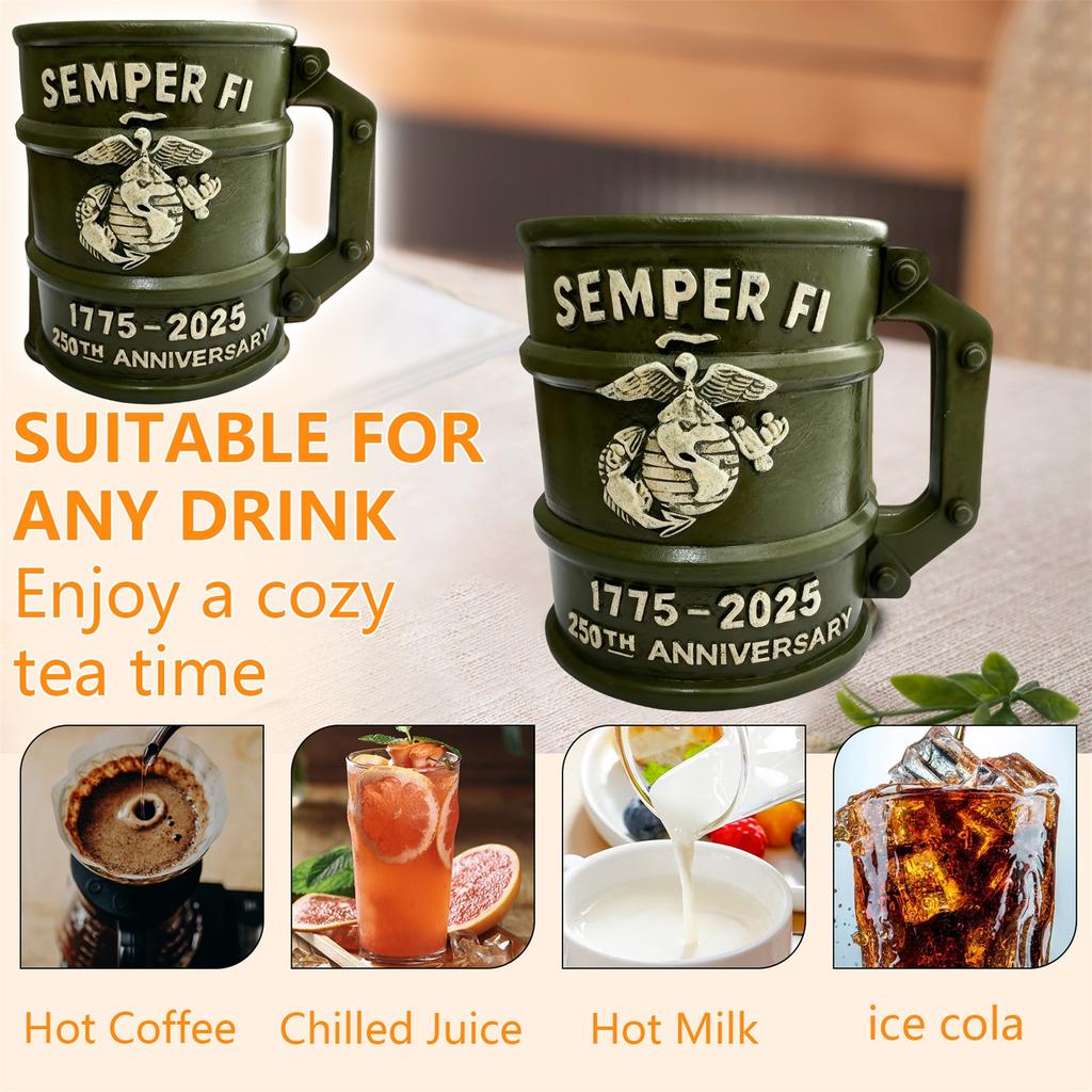 Anniversary Military Commemorative Cup Oil Drum Cup