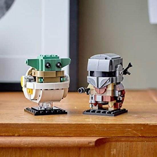 LEGO BrickHeadz Star Wars Mandalorian Child 75317 Building Kit Pieces)