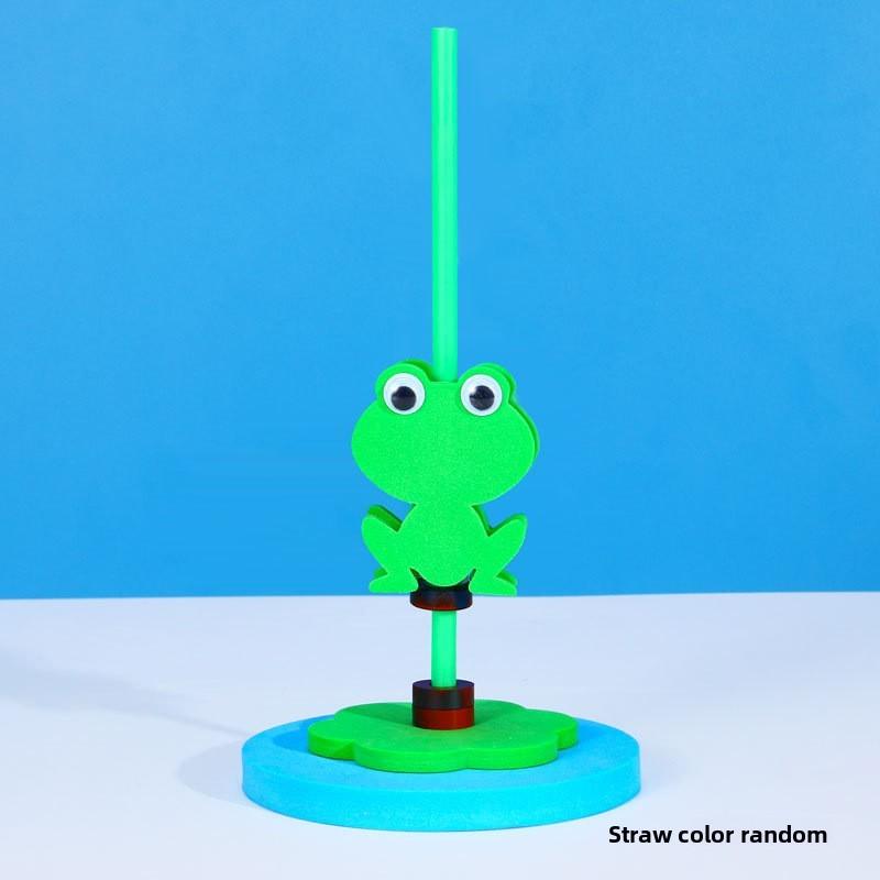 

Bouncing Magnet Frog Experimental Assembly Material Set Children Puzzle Toy 249Sets