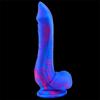 Weiblicher farbiger Silikondildo, Simulation großer Penis, alternative Produkte für Erwachsene