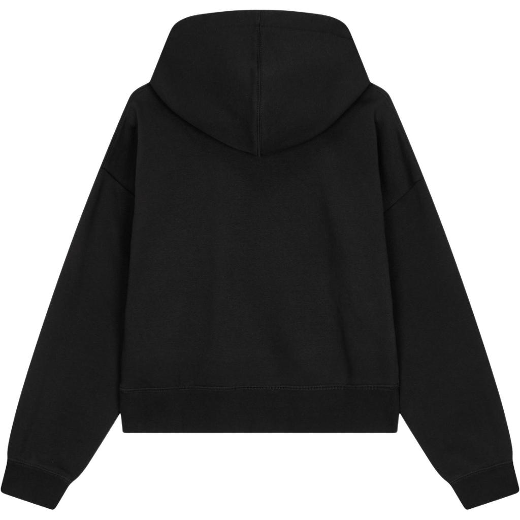 Calvin Klein Fall Solid Logo Hoodie Women Hoodies Black 40WI255-UB1