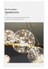 Nordic Starry Sky Modern Chandelier: Magic Bean Bubble Light for Living Room and Bedroom