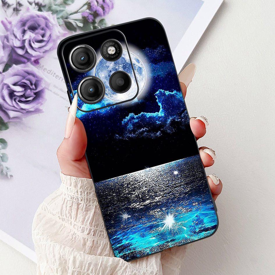 Silicone Case For Motorola Moto G15 G75 2024 Cover Cute Panda Lion Shockproof TPU Phone Cases For MotoG15 MotoG75 G 75 G 15 Etui