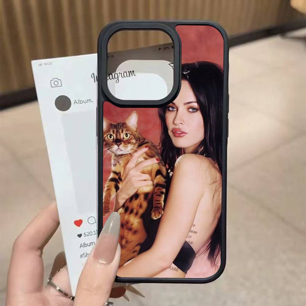 Jennifers Body Megan Fox Black Silicone Hard Plastic Phone Case For Iphone 17 Air 16 15 14 13 12 11 Pro Max PC+TPU Case