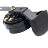 Heavy Duty 12V Metal Snail Horn Universal Fitment Loud Audible Alert Simple Mounting Weatherproof for Motorcycle Car