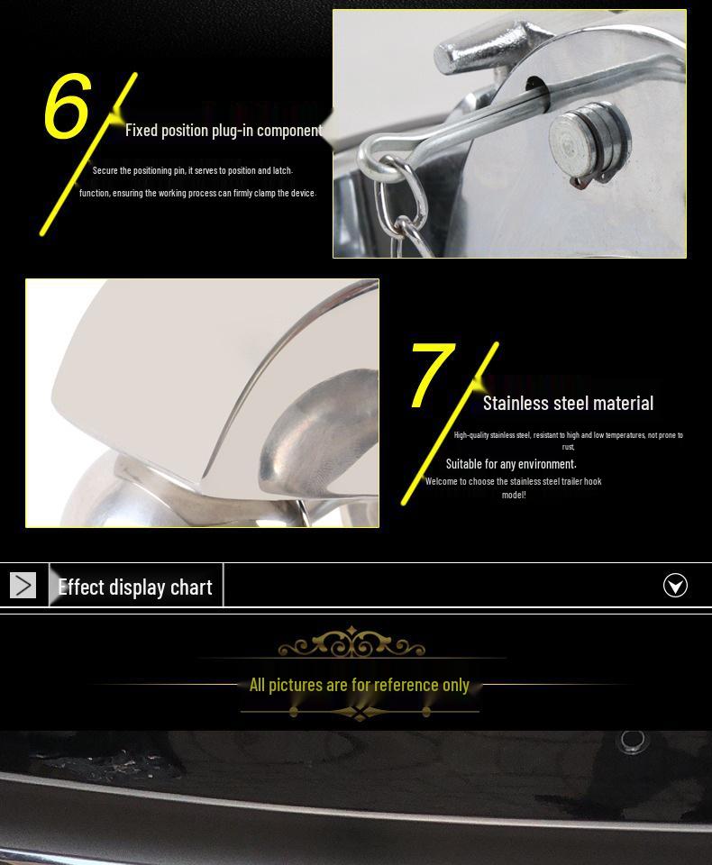 Compatible with Nissan Navara Riqie: Modified Trailer Hitch & Tow Hook Accessories