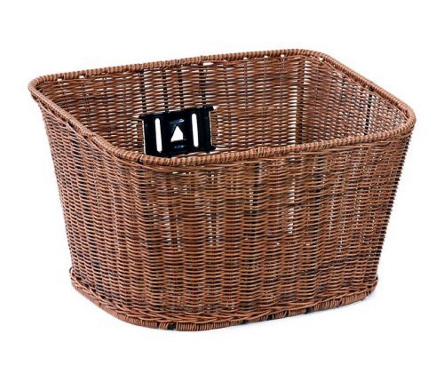 

PALMY Square Basket Mixed Brown Rattan-Style TP-305D