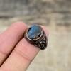 Labradorite Rough Ring Electroformed Copper Ring Handmade Unique Jewelry Gemstone Ring Electroformed Jewelry For Gift Available In Ring Size