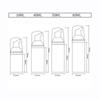 30/50/60ml Mousse Bottle Dispenser Foaming Soap Bottle Empty Plastic Mousse Facial Cleanser Pump Bottle Travel Shampoo Dispenser