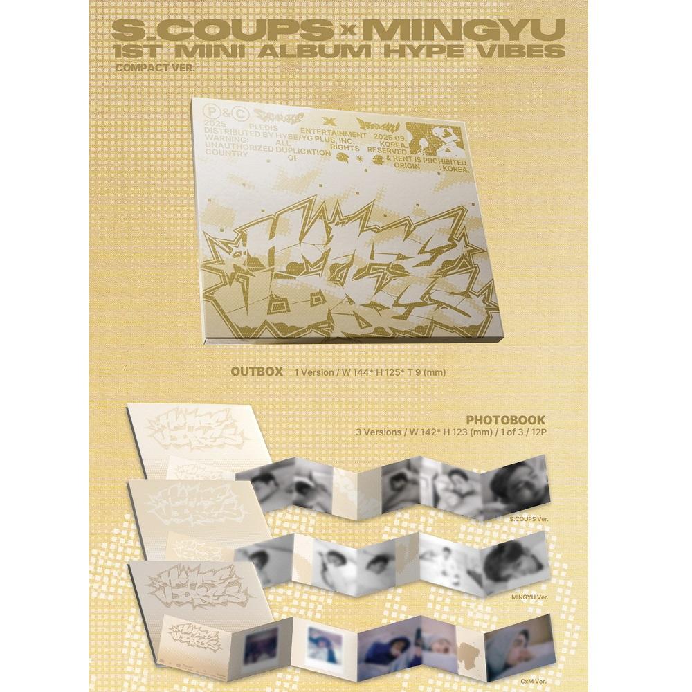 [9/29 Release] S.COUPS X MINGYU - 1st Mini Album HYPE VIBES [COMPACT Ver.] CD