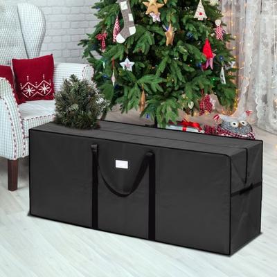 Waterproof Christmas Tree Storage Bag with Reinforced Handle Zipper Closure Large Capacity Moisture