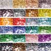 2x6mm Bunte Silberkern Tschechisches Glas Saatperlen Röhrenförmige Abstandshalterperlen Für Schmuckherstellung Bekleidung Nähzubehör