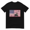 Patriotic Ah64 Apache Helicopter American Flag Tshirt