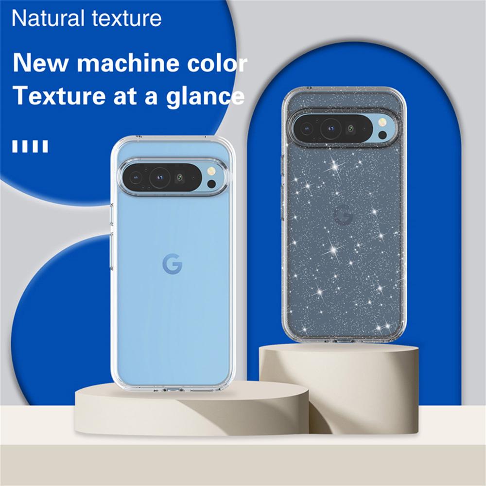 For Google Pixel 9 Pro Case PC + TPU Shockproof Clear Phone Cover