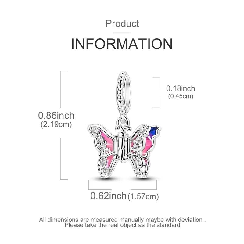 Charms Plata De Ley Sunflower Travel Balloon Devil Eyes Dragonfly Butterfly Charm Fit Original Fits Women Jewelry Charms