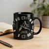 Personalized Tattoo Artist Mug 3D Tool Belt Coffee Cup with Tattoo Machines Details Industrial Steampunk Style Drinking Cup Gift for Artists