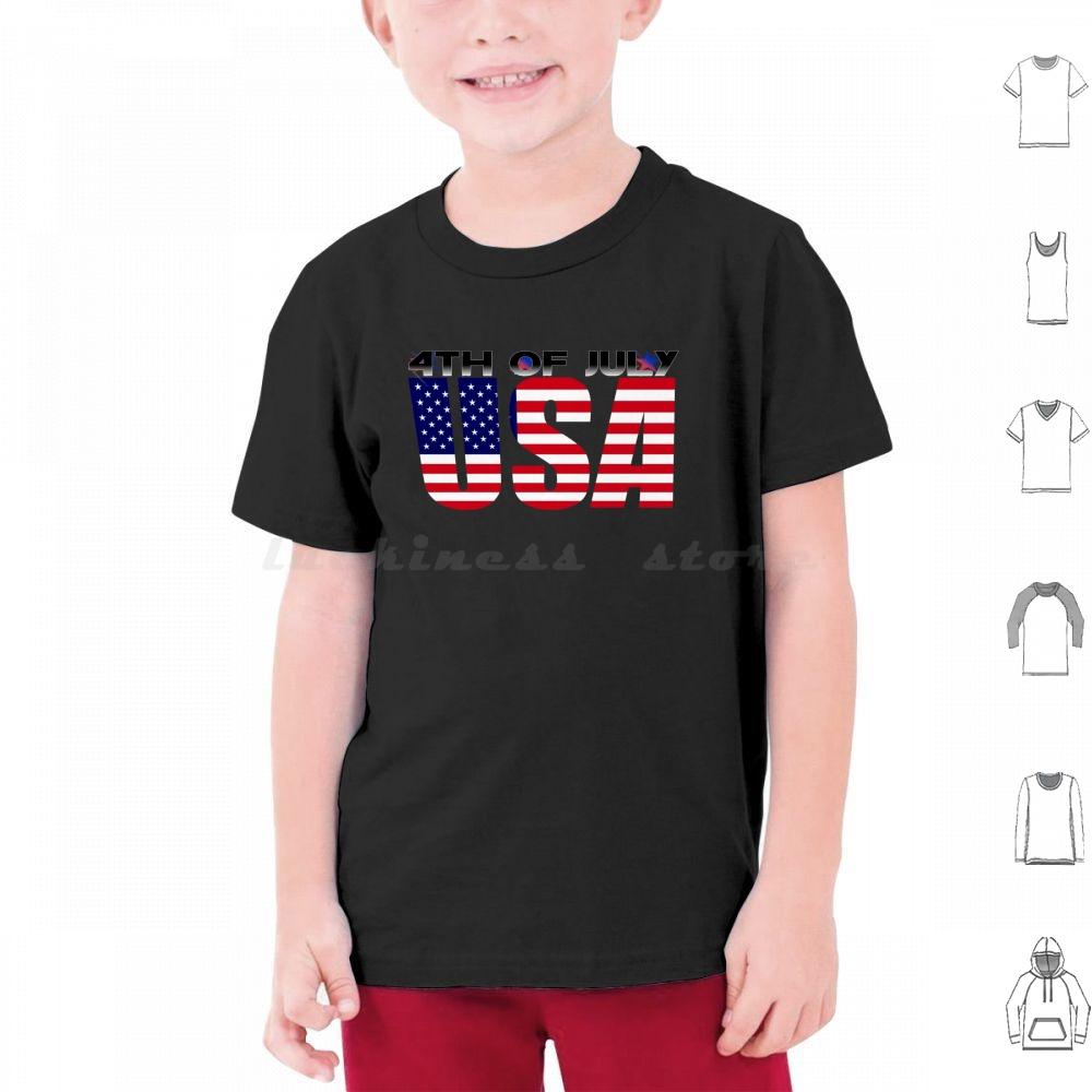 4. Juli T-Shirt Baumwolle Herren Damen DIY Druck 4. Juli Tag USA Amerikanischer Stolz Rot Weiß Blau Patriotische Sterne Und