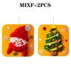 1-4PCS Christmas DIY Embroidery Kit Handmade Sewing Needlework Kids Craft Set Holiday Gift Home Decoration Room Decoration