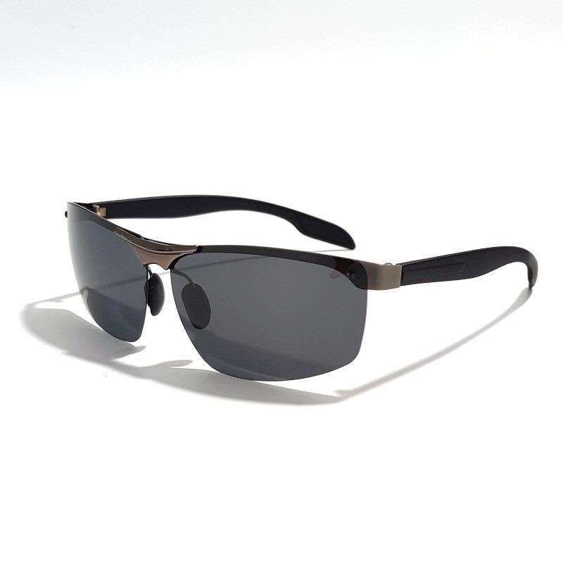 

Модные мужские солнцезащитные очки-авиаторы с поляризацией, алюминиево-магниевые, для вождения, солнцезащитные очки для мужской классики