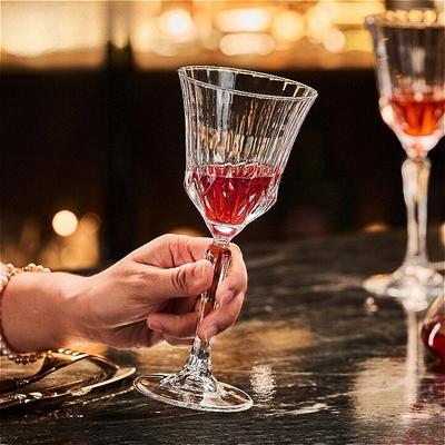 Exquisite Glass Cup High-end Cocktail Glass Sweet Wine Glass Bar Wine Glass Beer Glass Party Retro Embossed Pattern Wine Glass