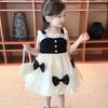 Cute Spaghetti Strap Dress for Infant Girls Summer Comfortable Casual Sleeveless Printed Suspender Dress for Baby Girls Outdoor Daily Wear