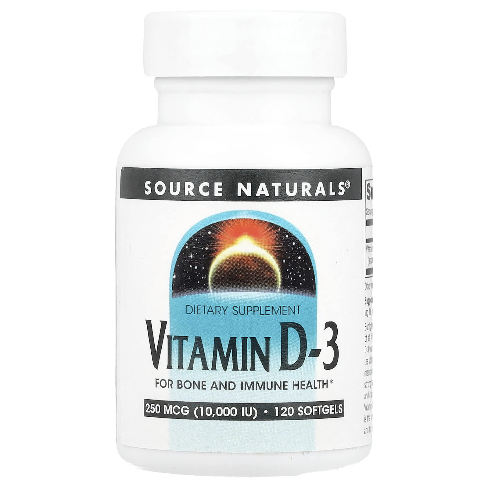 

Vitamin D-3, 10,000 Iu, 120 Softgels
