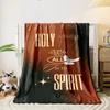 Holy Spirit Dove Blanket  Printed Blanket for Living Room Bed Couch lunch break Soft Cozy Blanket for Friend's festival Gift