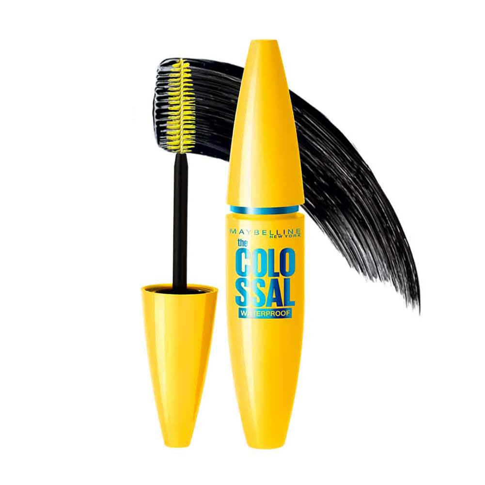 Тушь Maybelline New York, придающая объем и удлиняющая, водостойкая, черная, Volume Express Colossal, 10 мл