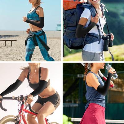 Radfahren Armlinge Eisstoff Anti-UV Sonnenschutz Laufen Radfahren Ärmel Outdoor Sport Radfahren Armstulpen Herren Damen