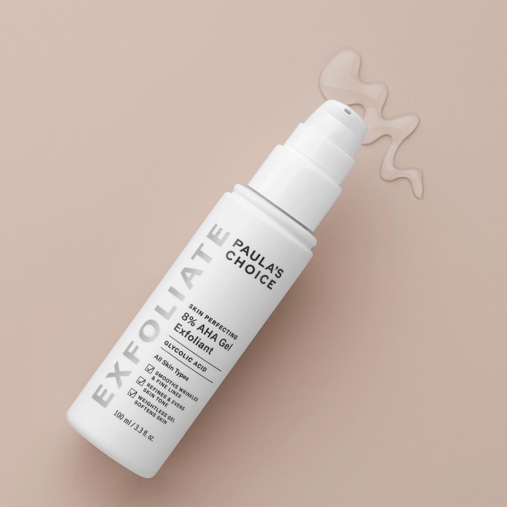 Paula's Choice 8% AHA Gel Exfoliant 100ml - Smooth Skin Exfoliating, Korean