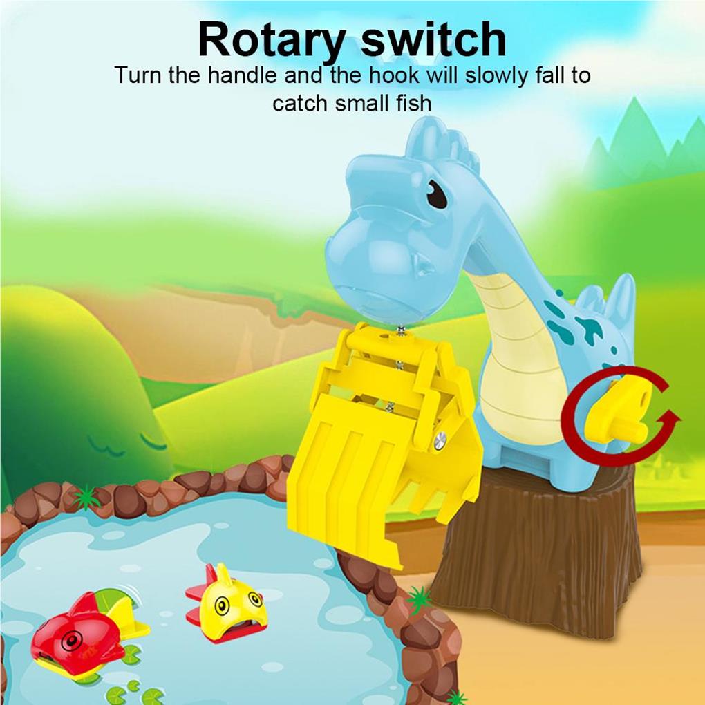 Baby Water Toy Early Educational Parent-child Interaction Dinosaur Puzzle Grabbing Machine Fish Toys Kindergarden Supplies
